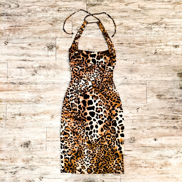 Cache Dresses & Skirts - CACHE Jaguar Cocktail Dress | Incredible Fit!